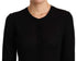 Dolce & Gabbana Black Crewneck Pullover STAFF Sweater Wool